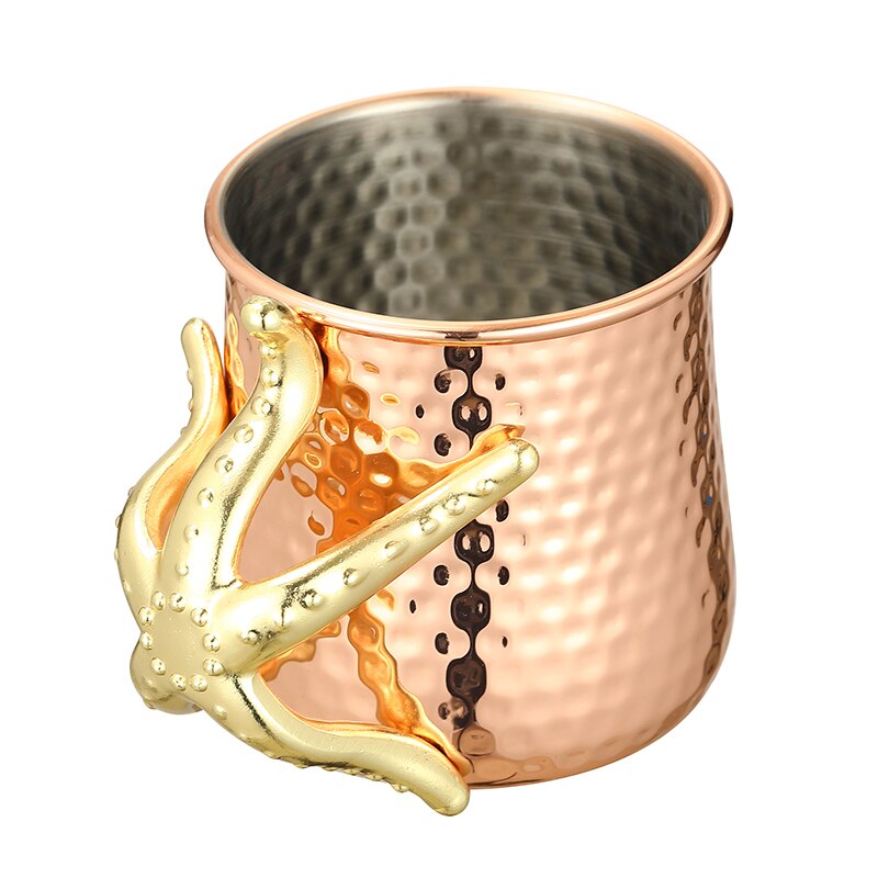 Starfish Handled Copper Mule Mug