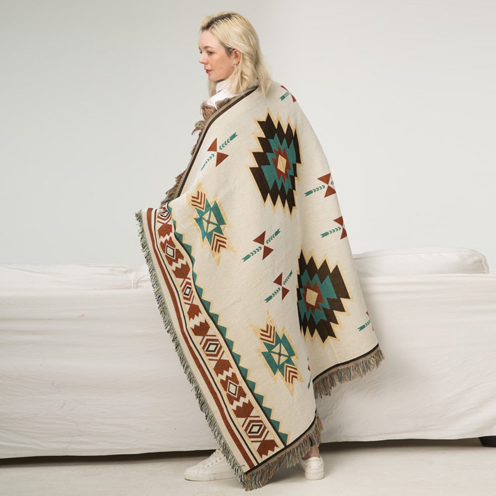 Aztec Throw Style Picnic Blanket
