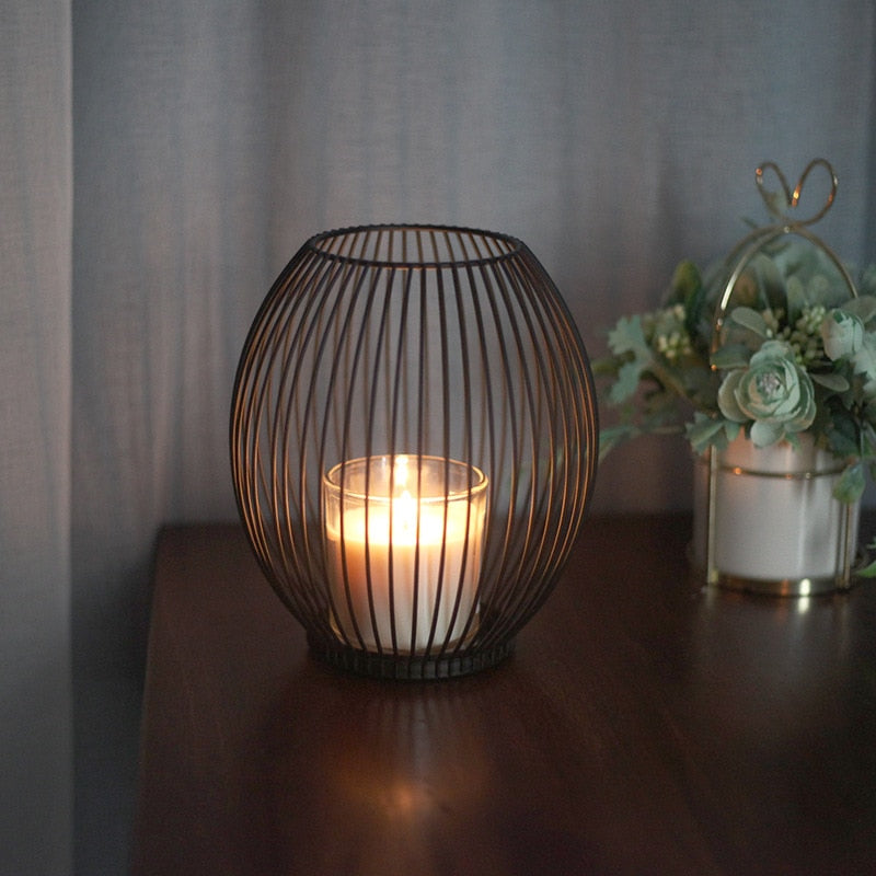 Wire Candle Display
