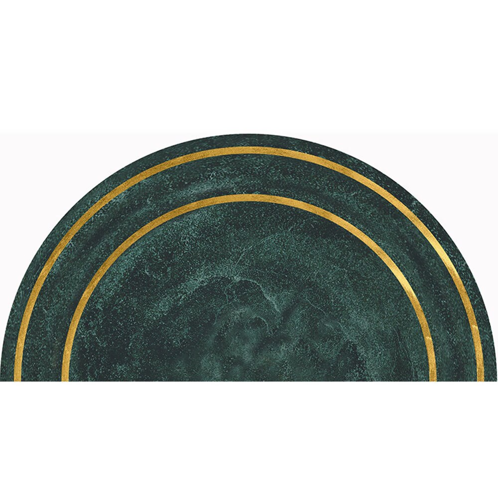 Abstract Art Inspired Half-Round Rug