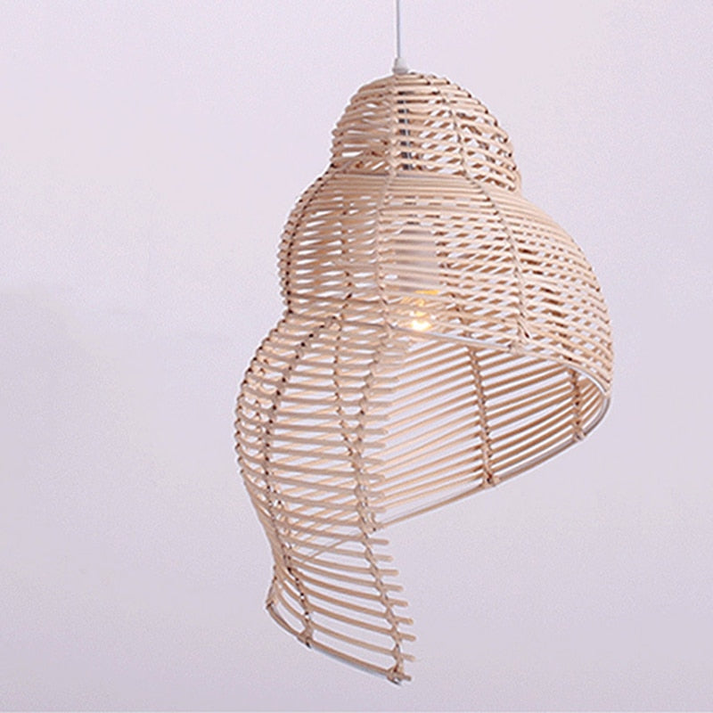 Conch Style Rattan Lamp
