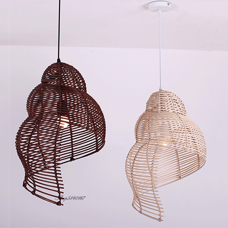 Conch Style Rattan Lamp